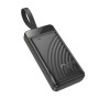 Батарея універсальна HOCO 30000mAh Element PD/20W, QC/22.5W, LED Lamp, Black (J123B / 714735)