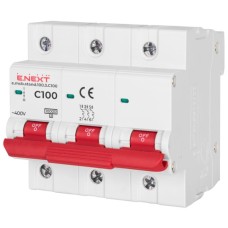 Автоматичний вимикач E.NEXT 3-п e.mcb.stand. 100А C ( 10кА) (s002214)