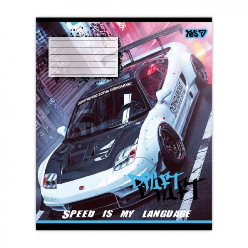 Зошит Yes Drift А5 18 аркушів лінія (768883)