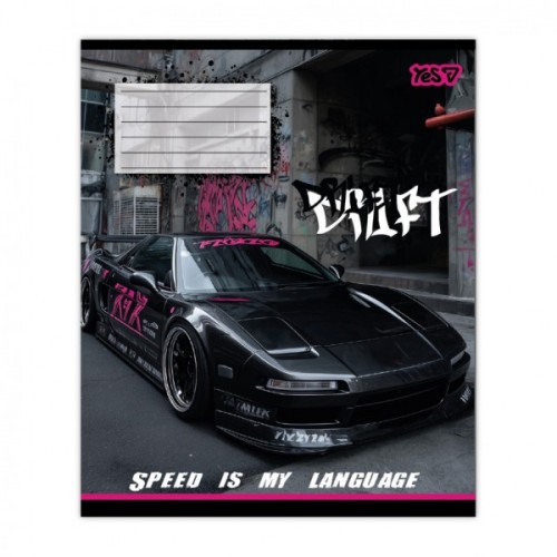 Зошит Yes Drift А5 18 аркушів лінія (768883)