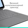 Чохол до планшета Logitech Combo Touch for iPad Air 13-inch (M2) OXFORD GREY - US (920-012618)