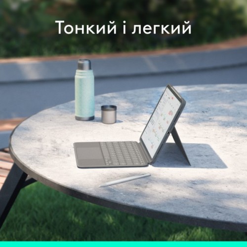Чохол до планшета Logitech Combo Touch for iPad Air 13-inch (M2) OXFORD GREY - US (920-012618)