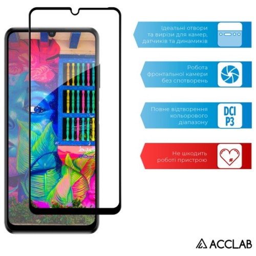 Скло захисне ACCLAB Full Glue ZTE Blade V40 Vita Black (1283126545665)