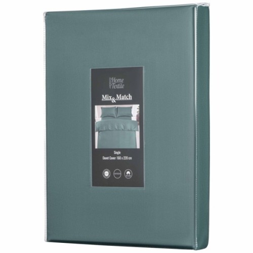 Підковдра Ardesto Mix&Match Premium 100% бавовна, сатин зелений 160х220 см (ART1622DVE)