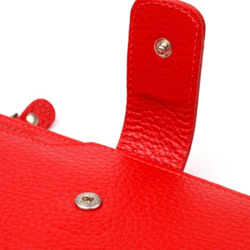 Гаманець Canpellini З натуральної шкіри Червоний (21640)