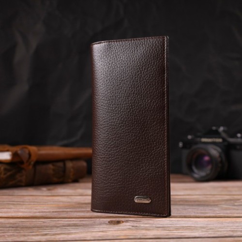 Гаманець Canpellini З натуральної шкіри Коричневий (21902)