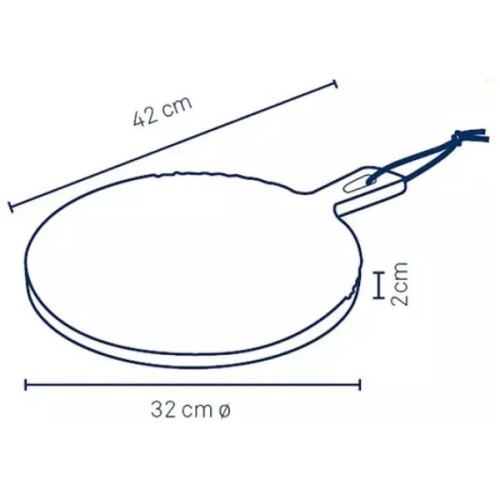 Дошка для нарізання Kela Cosma 32х32 см бамбук (12435)