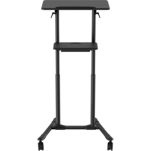 Приставний стіл Gembird Підлогова, висота 1110-1345 мм, (до 10 кг) (TVS-DESK-01-BK)