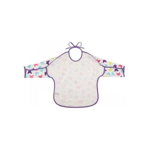 Нагрудничок Akuku Дитячий фартух з довгим рукавом Метелики (A1743)