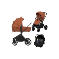 Коляска Lionelo Mika plus 3 in 1 brown rust (LO-MIKA PLUS 3IN1 BROWN RUST)