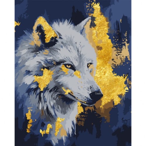 Картина по номерам Santi Вовк, 40*50 см, поталь (955372)
