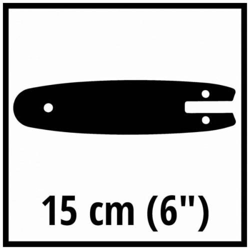 Шина для ланцюгової пили Einhell 15см, 1.0мм (4500163)