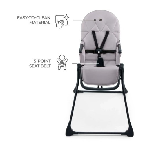 Стілець для годування Kinderkraft Binci Grey (5902533928002)