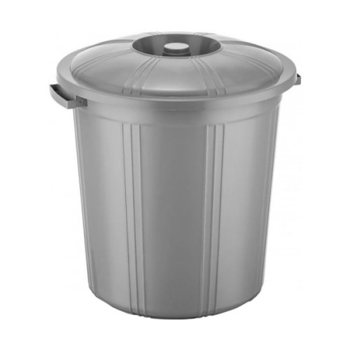 Контейнер для сміття Горизонт 41 x 38 см Металік 30 л (гор-02041/металік)