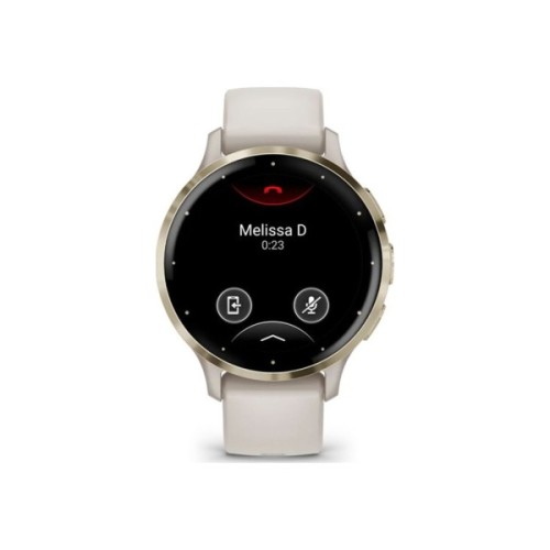 Смарт-годинник Garmin Venu 3S, Ivory + Soft Gold, GPS (010-02785-04)