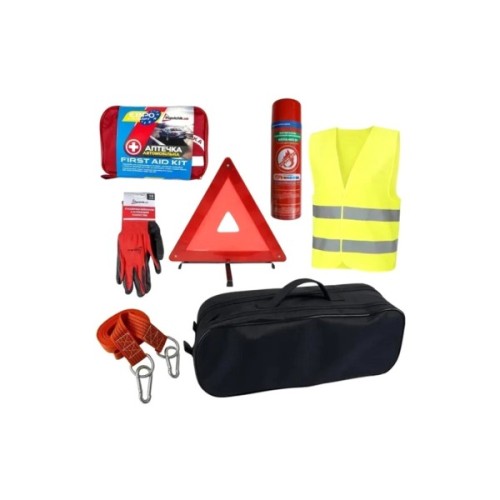 Набір техдопомоги Poputchik Євростандарт з ВВПА Кросовер чорний (01-227-IS)