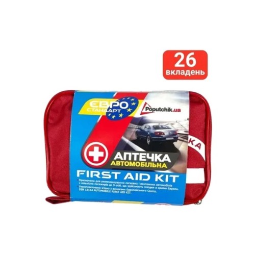 Набір техдопомоги Poputchik Євростандарт з ВВПА Кросовер чорний (01-227-IS)