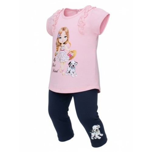 Набір дитячого одягу Breeze з дівчинкою (14401-104G-pink)