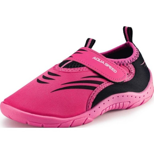 Аквашузи Aqua Speed Aqua Shoe Model 642-27F рожевий, чорний 25 (5905718621620)