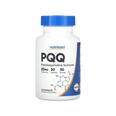 Вітамінно-мінеральний комплекс Nutricost Пірролохінолінхінон PQQ, 20 мг, PQQ, 30 капсул (NCS57025) Вітамінно-мінеральний комплекс Nutricost Пірролохінолінхінон PQQ, 20 мг, PQQ, 30 капсул (NCS57025)