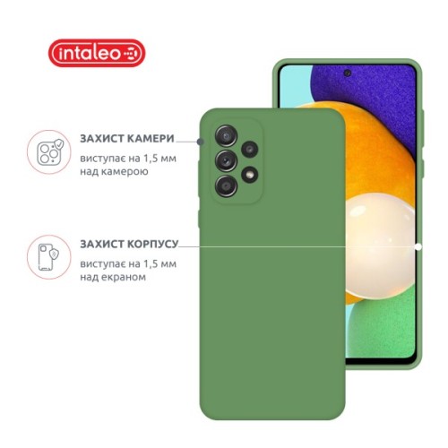 Чохол до мобільного телефона Intaleo SoftShell Samsung Galaxy A72 Green (1283126563089)