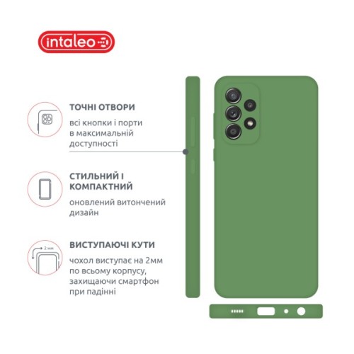 Чохол до мобільного телефона Intaleo SoftShell Samsung Galaxy A72 Green (1283126563089)