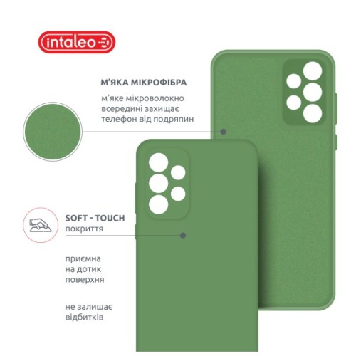 Чохол до мобільного телефона Intaleo SoftShell Samsung Galaxy A72 Green (1283126563089)