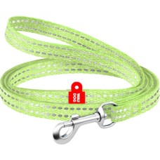 Повідець для котів WAUDOG Re-cotton світловідбивний XS 200х1 см салатовий (16445)