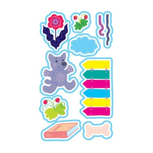 Книга Про ввічливого вовка + 50 наліпок. Наклею я історію... Ранок (9789667487850)