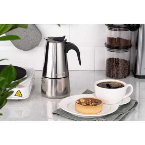 Гейзерна кавоварка Ardesto Gemini Apulia 9 чашок (AR0809SS)