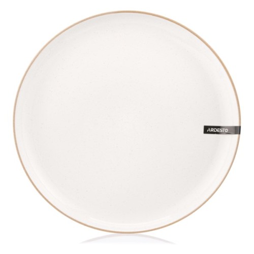 Тарілка Ardesto Apulia, 20.3см, кераміка, кремовий (AR2920AC)