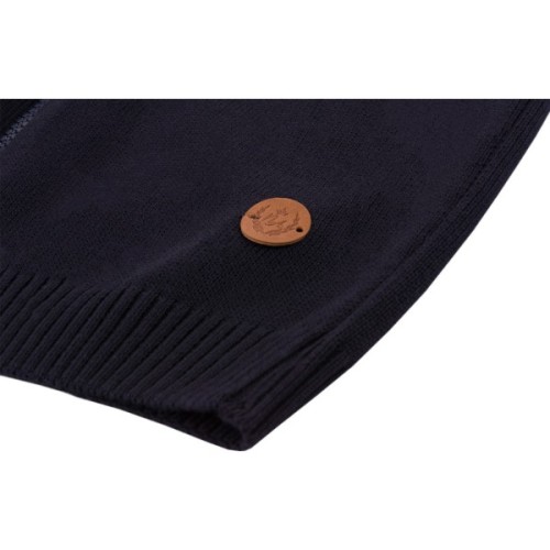 Кофта дитяча на блискавки в'язана Na (AFB1213-116B-blue)