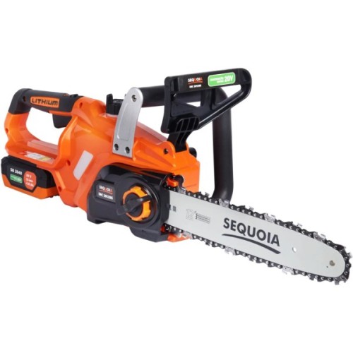 Ланцюгова пила SEQUOIA 20, безщіт. двиг, шина 30 см, АКБ 4 Ач та ЗП, 3.2 кг (SBC2012BS-EV)