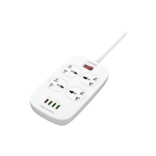 Мережевий фільтр живлення LDNIO SC4407Q 4роз. 4USB 2м (SC4407Q)