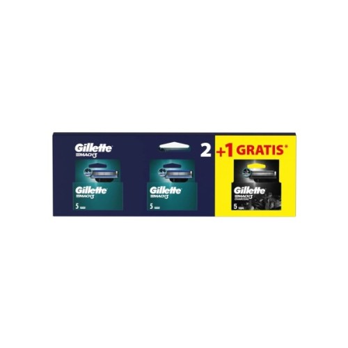 Змінні касети Gillette Mach3 10 шт. + Mach3 Charcoal 5 шт. (8700216876094)