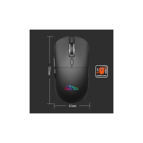 Мишка Media-Tech MT1124 Wireless Black (MT1124)