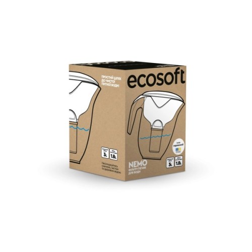Фільтр-глечик Ecosoft НЕМО перлинний 3л (4820056807097)