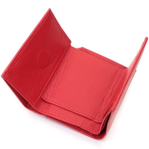 Портмоне ST Leather З натуральної шкіри Червоне (22729)