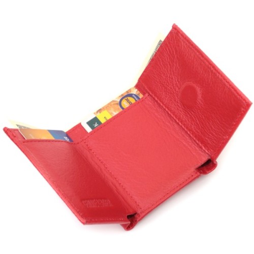 Портмоне ST Leather З натуральної шкіри Червоне (22729)