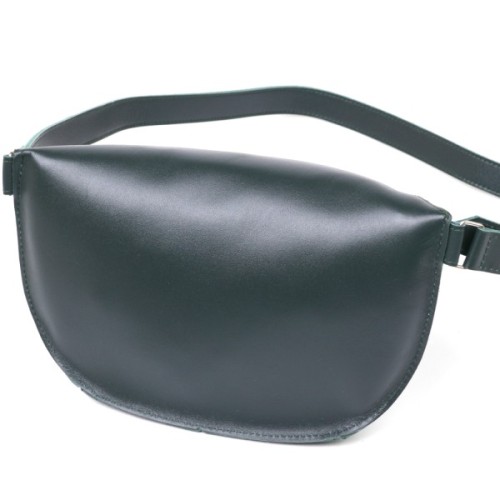 Сумка Shvigel Шкіряна на пояс Зелена (16390)