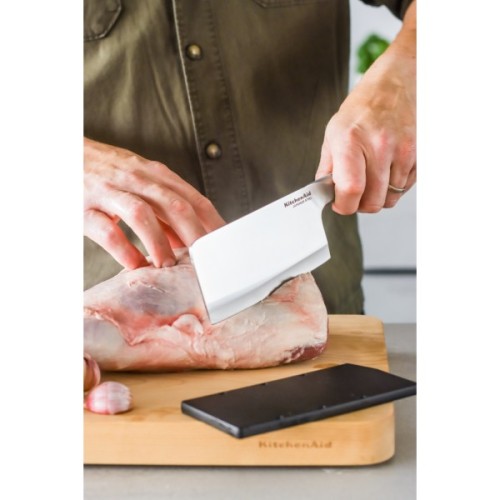 Кухонний ніж KitchenAid Coreline Сокира ззахисним чохлом, 15 см (KOG6IVSSOHOBA)