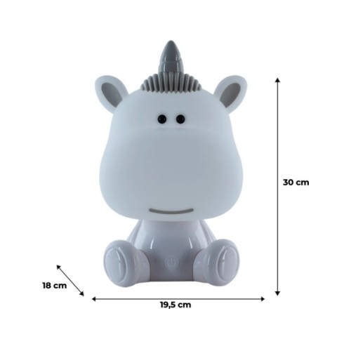 Нічник Kite Світильник LED з акумулятором Unicorn, білий (K24-491-1-1)