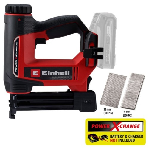 Степлер будівельний Einhell TE-CN 18/32 Li-Solo, 18V, під скоби 1325мм, 20п/хв, 2.1кг (без АКБ та ЗП) (4257800)