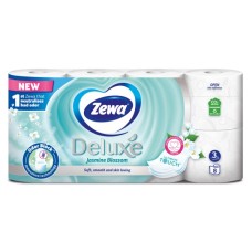 Туалетний папір Zewa Deluxe Жасмин 3 шари 8 рулонів (7322541171753)