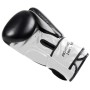 Боксерські рукавички PowerPlay 3004 Classic Чорно-Білі 12 унцій (PP_3004_12oz_Bl/White)