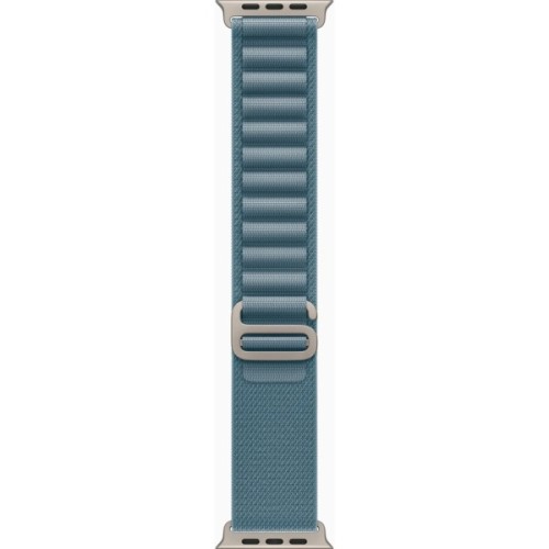 Смарт-годинник Apple Watch Ultra 3 GPS + Cellular 49mm Natural Titanium Case with Light Blue Alpine Loop - Medium (MEWM4QP/A)