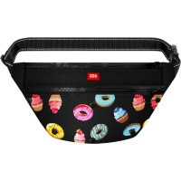 Поясна сумка-бананка для собак WAUDOG Textile "Пончики" 33х17х10 см (5696)