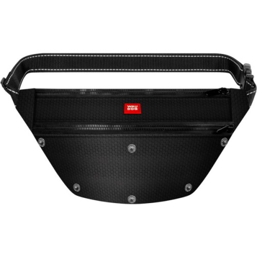 Поясна сумка-бананка для собак WAUDOG Textile "Пончики" 33х17х10 см (5696)