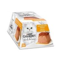 Паштет для котів Purina Gourmet Revelations мус з куркою 2х57 г (7613287070081)