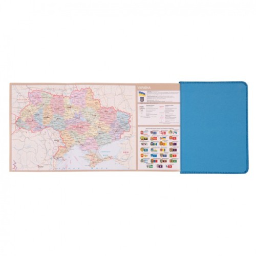 Тижневик Leo planner датований 2025 Ukraine А6 синьо-жовтий 352 сторінки (252555)